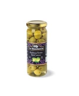 Aceitunas verdes La Abundancia s/carozo frasco 160gr
