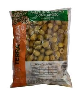 Aceitunas verdes Terra Meiga c/carozo 1kg