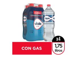 Agua Vitale c/gas 4 bot x1.75lt