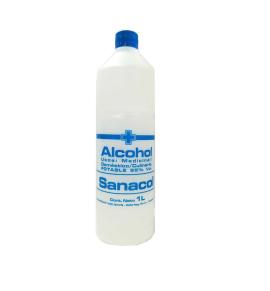Alcohol rectificado Sanacol 1lt