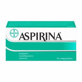 Aspirina 500mg. 20 comprimidos.