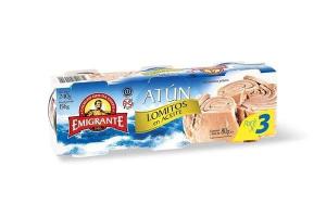 Atún Emigrante lomos en aceite 3x80gr