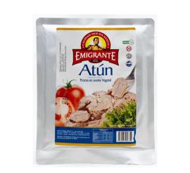 Atún Emigrante trozos en aceite vegetal 1kg