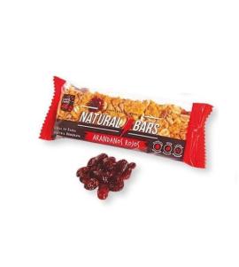 Barrita cereales Natural Bars arandanos rojos 45gr