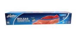 Bolsas herméticas Jupiter 10un 31,5x30cm