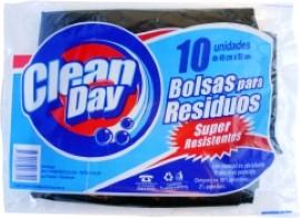 Bolsas residuos Clean Day 10un 50x55cm