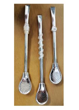 Bombilla plata