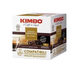 Cápsulas Kimbo 100% arabica x16