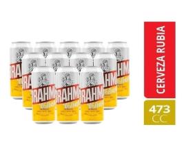 Cerveza Brahma 12 latas x 473ml