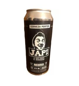 Cerveza Japi negra lata 473ml