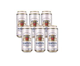 Cerveza Norteña 6 latas x473ml