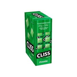 Chicles Cliss sabor menta x 12unid. 16.8gr c/u