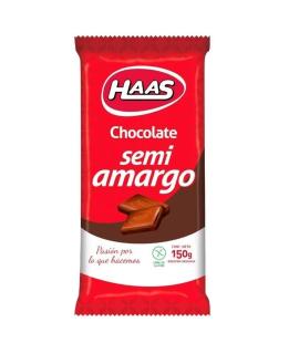 Chocolate Haas semi amargo 150gr