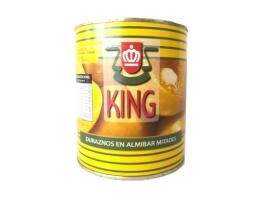 Durazno en almíbar King en mitades 850gr