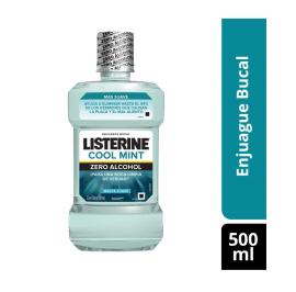 Enjuague bucal Listerine Cool Mint s/alcohol 500ml