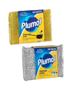 Esponja oro o plata Plumol