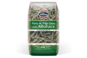 Fideos Las acacias tri.duro c/albahaca tirabuzón 400gr