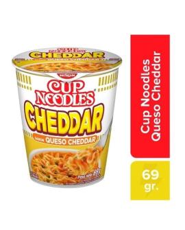 Fideos instant. Noodles cup cheddar 69gr