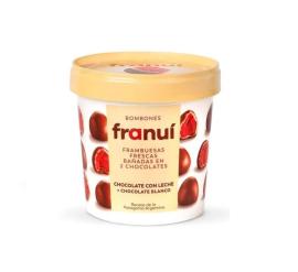 Frambuesas Franuì bañadas choco. c/leche 150gr