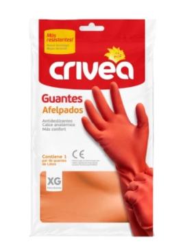 Guantes Crivea afelpados talle XG ( 9-9 y 1/2 )
