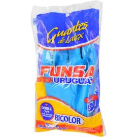 Guantes Funsa bicolor 8 1/2
