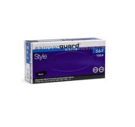 Guantes nitrilo S x100un