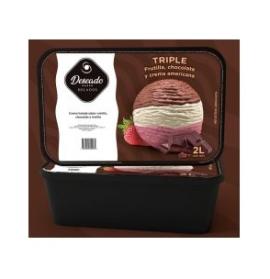 Helado Deseado frutilla choco. y crema 1lt