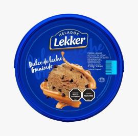 Helado Lekker dulce d.leche graniz. 5lt