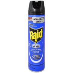 Insecticida Raid moscas.mosq.zancudos azul 360cc