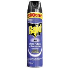 Insecticida Raid  pulgas y garrapatas 360cc