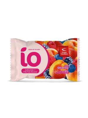 Jabón Ío durazno y frutos rojos c/glicerina 80gr