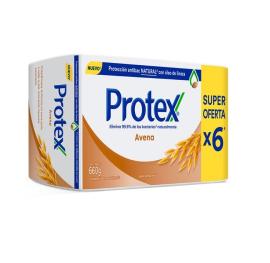 Jabón Protex avena x6 125gr c/u