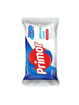Jabón en barra Primor coco y glic. c/blanqueador 200gr