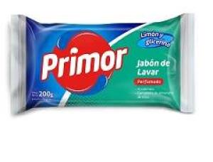 Jabón en barra Primor limón y glic.200gr