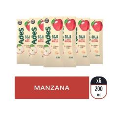 Jugo Ades manzana 6un x 200ml
