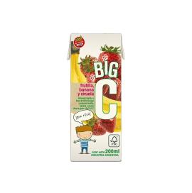 Jugo Big C banana y frutilla 200ml