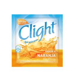 Jugo en polvo Clight naranja 20un 8gr c/u