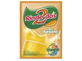 Jugo en polvo Rinde2 durazno 20 sobres 18g c/u