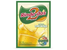 Jugo en polvo Rinde2 naranja 20un18g c/u