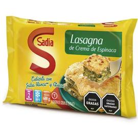 Lasagna Sadia crema de espinaca 600g