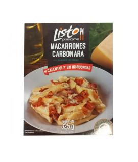 Macarrones carbonara Listo 325gr