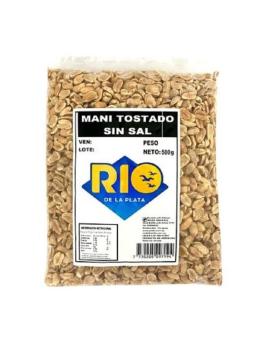 Maní tostado Rio de la Plata s/sal 500gr