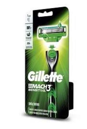 Máq. de afeitar Gillette Mach3 sensitive +cartucho