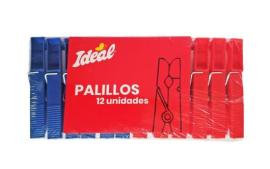 Palillos plástico Ideal 12un