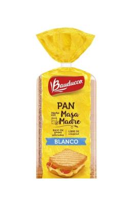 Pan blanco Bauducco molde 390gr