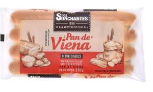 Pan de viena Los Sorchantes 8un 210gr