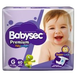 Pañales Babysec premium G x60