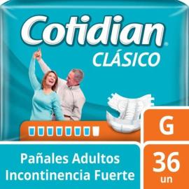 Pañales Cotidian clásico adulto G x36