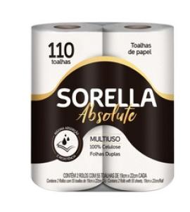 Papel Cocina Sorella 2rollos 55 paños c/u