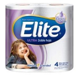 Papel higiénico Elite ultra suave D.Hoja 4x30mt